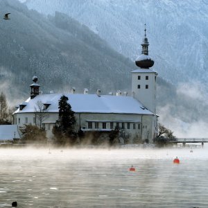 Winterliches Schloss Ort