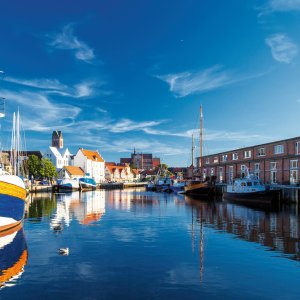 Am Hafen in Wismar