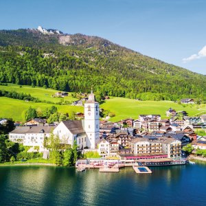 Blick auf St. Wolfgang