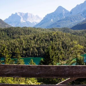 Blick auf die Zugspitze vom Fernpass