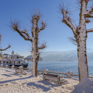 Wintersonne am Wolfgangsee